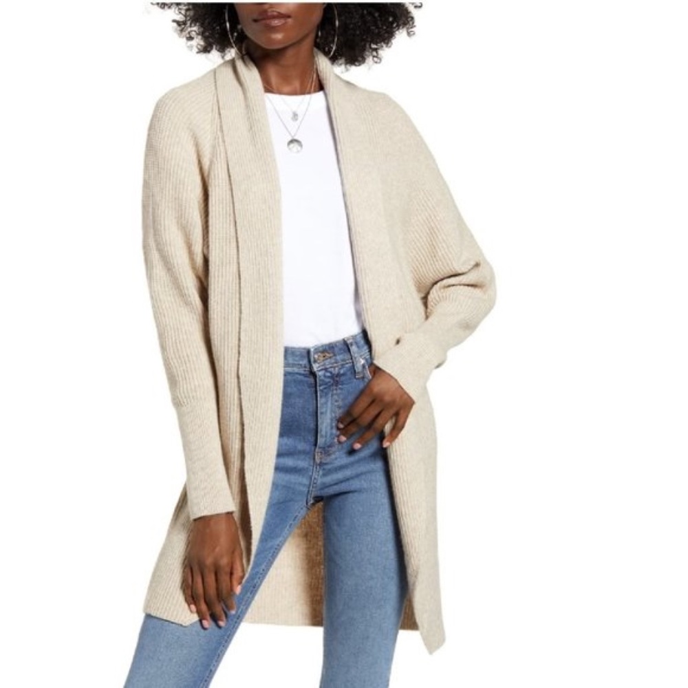 Leith Dolman Sleeve Long Cardigan